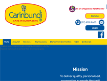 Tablet Screenshot of carinbundi.com.au